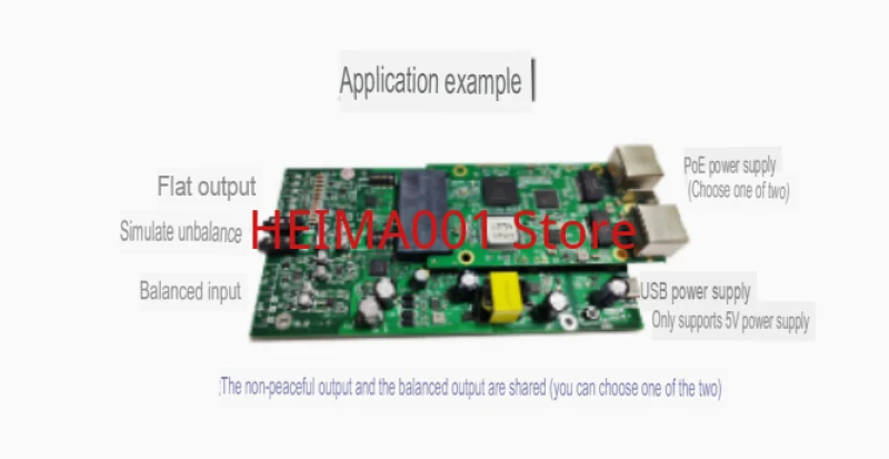 The Evaluation Board Is Suitable for A227 and Supports PoE/USB Power Supply