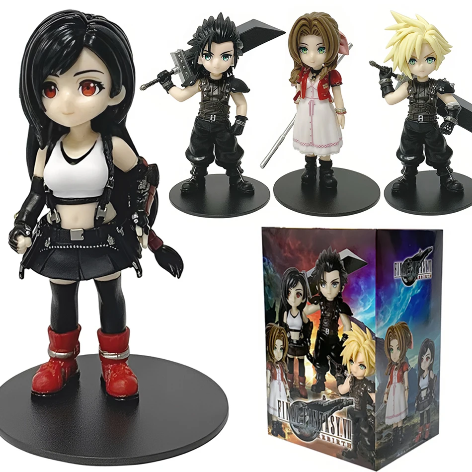 

Фэнтези 7, аниме Q-версия, персонаж Tif Bild Scroud Alice, модель из ПВХ ручной работы, аниме, периферийная мультяшная модель, детская игрушка в подарок