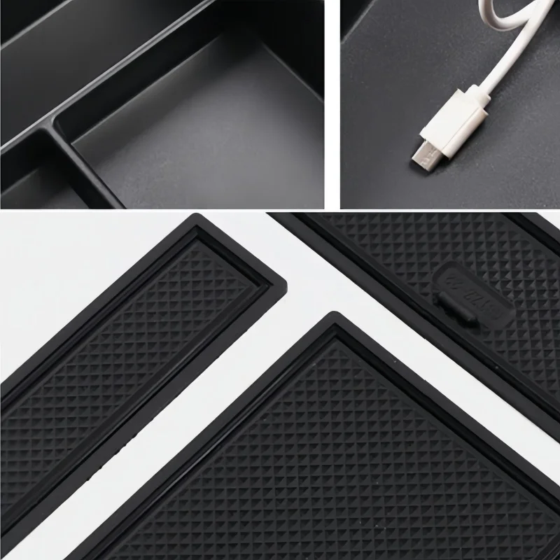 Para honda zrv ZR-V 2022-2024 abs caixa de armazenamento de apoio de braço do carro bandeja console central titular recipiente organizador interior acc