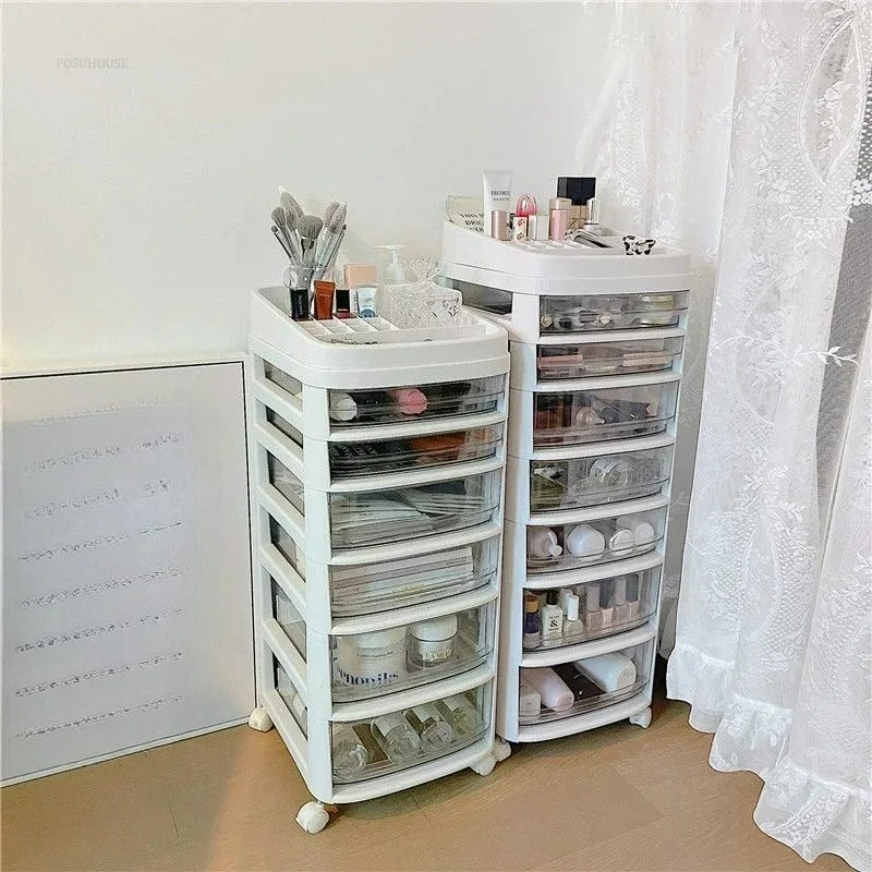 

Customizable Auxiliary Barber Shop Tool Cart Acrylic Plastic Salon Trolleys Japanese Manicure Auxiliary Cart with Wheels for Sal