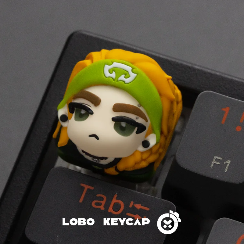 Preserved egg series personalized resin two-dimensional mechanical keyboard single keycap ESC