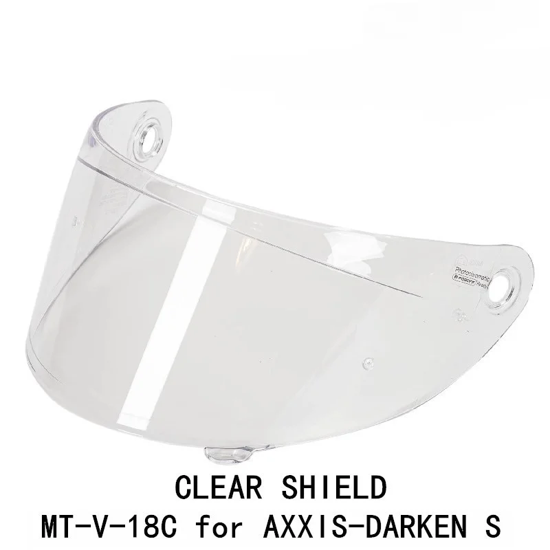 Motorcycle Helmet Visor Lens Full Visor Lens Case for MT-V-18C AXXIS DARKEN S Visor Mask with Original AXXIS Lenses