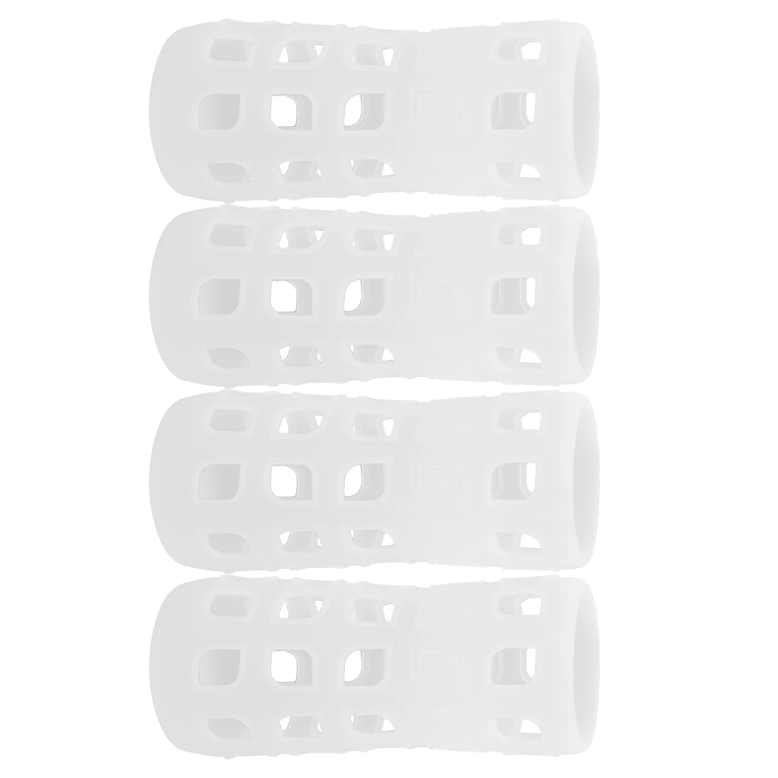

4Pcs Silicone Bottle Sleeve Set Non-Slip Heat Resistant Cover for Tumblers and Cups Bottle Sleeves Cup Sleeves