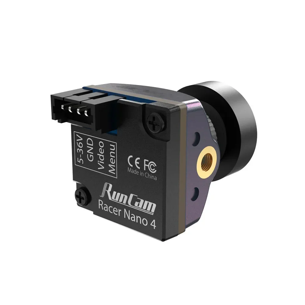 RunCam Racer Nano 4 1200TVL Super WDR CMOS Sensor impermeable iluminación LED modo de seguimiento cámara FPV NTSC/PAL para RC Freestyle Drone