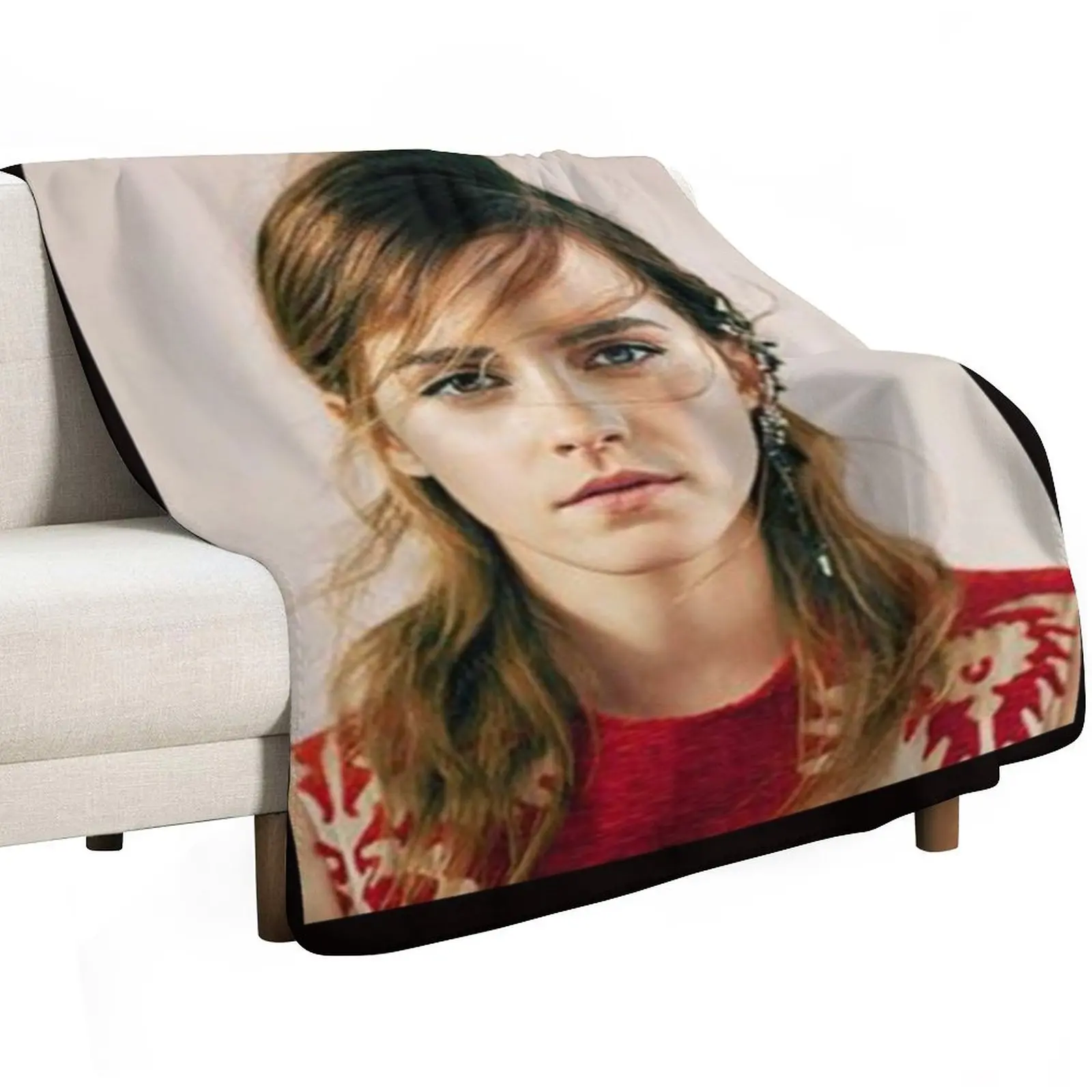 الألبوم - بطانية رمي إيما واتسون، أفكار هدايا عيد الحب، بطانية مزخرفة لحاف الأريكة #2