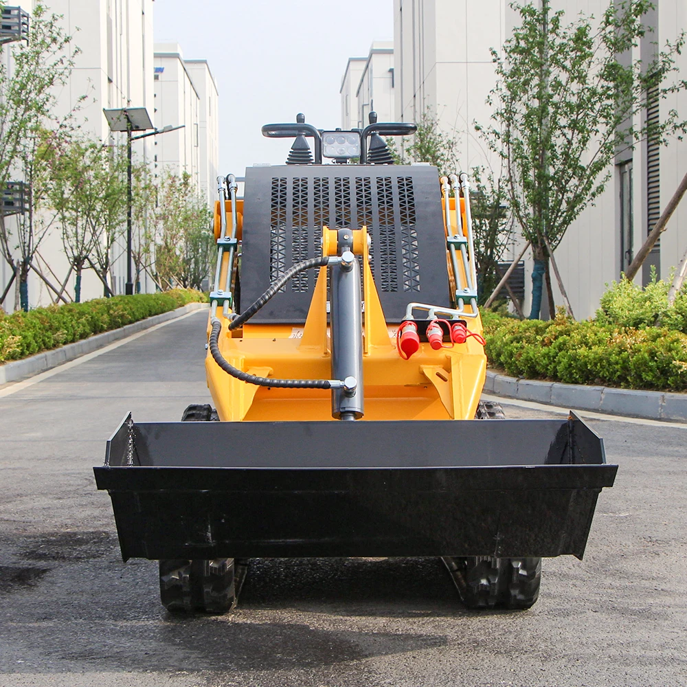 Maßgeschneiderter Mini-Lader für Zuhause, Bauernhof, Garten, Fahrt auf Kompaktladern, multifunktionaler YG-T360 Mini-Raupen-Kompaktlader