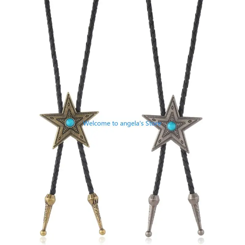 

X4YC Alloy Star Регулируемый галстук-боло для свадебных вечеринок и особых мероприятий