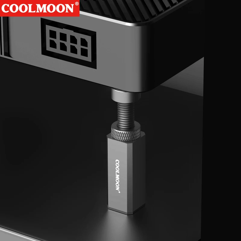 

COOLMOON Video Card Holder Telescopic Spiral Vertical Jack Support Magnetic Base Anti Scratch Non-slip for ATX/M-ATX/ITX Chassis