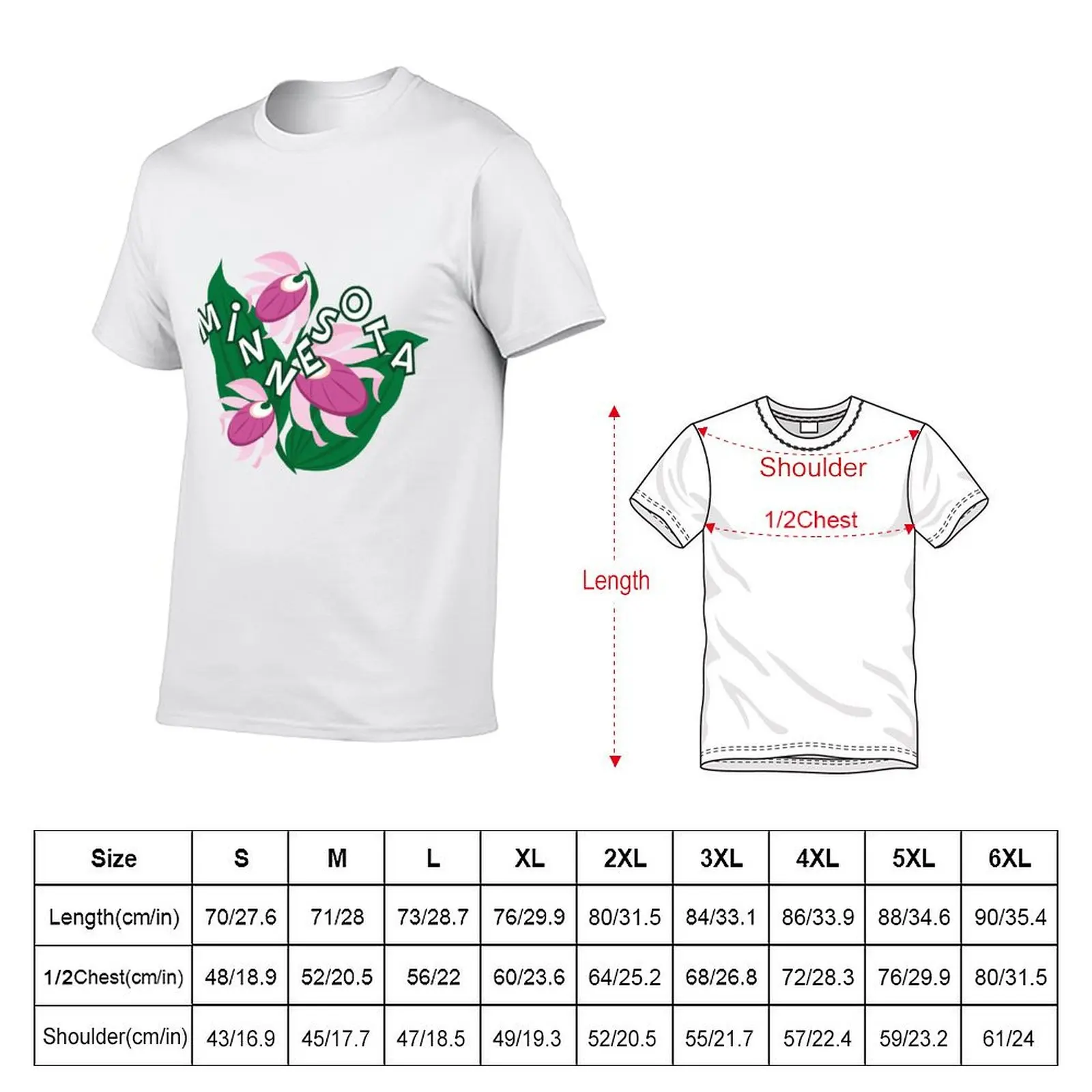 State of Minnesota T-Shirt Work Short Sleeve Cotton Top