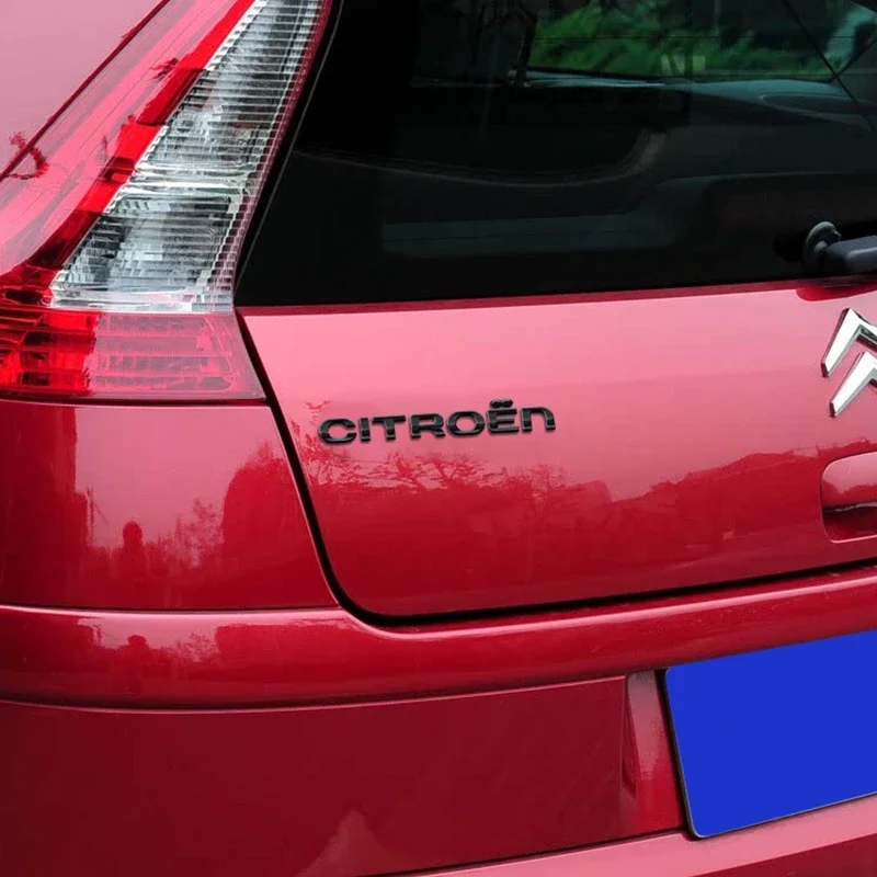 ABS سيارة الخلفي الجذع شارة رسالة ملصق لسيتروين كسارا C3 بيكاسو اليزيه بيرلينجو C4 سيجا Aircross C5 شعار اكسسوارات #5