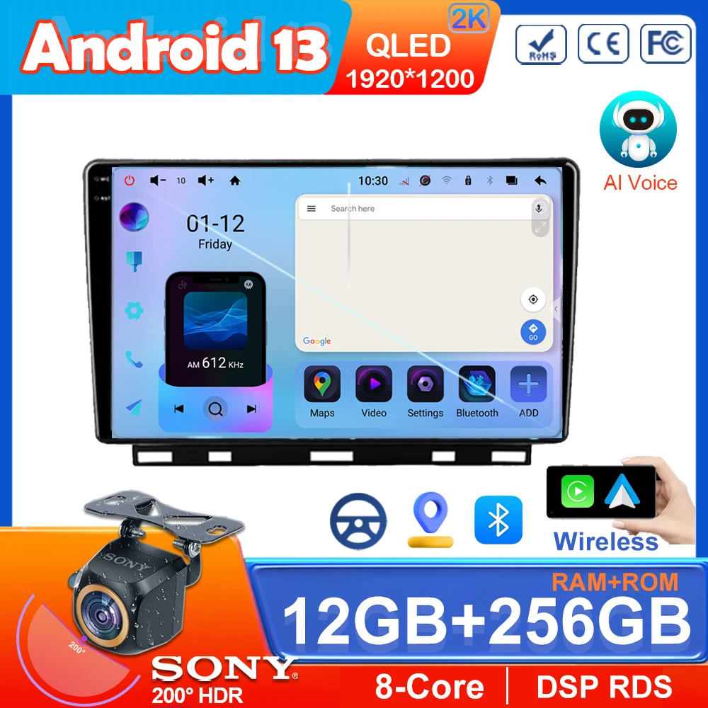 Android 13 Car Radio Multimedia Video For Renault Clio V 5 Lutecia 2019 - 2021 Player GPS Navigation No 2din DVD 5G Wifi BT 7862