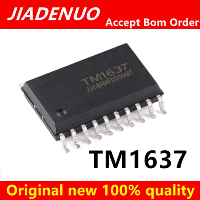 (10pcs) 100% New TM1637 TM1620 TM2313 TM2314 TM1621 TM1628 TM1638 TM1640 TM1650 TM1651 TM1652 TM1616 TM1812 TM2291 TM1618 Chip
