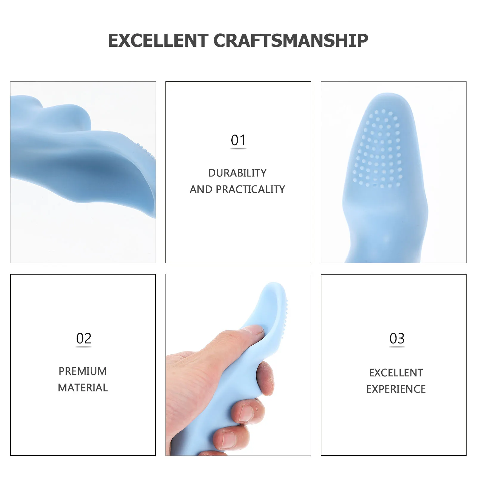 

Массажер для пальцев из силикона, эргономичный дизайн для точечного массажа и снятия мышечного напряжения, многоразовый инструмент для тела, для шеи, рук, ног