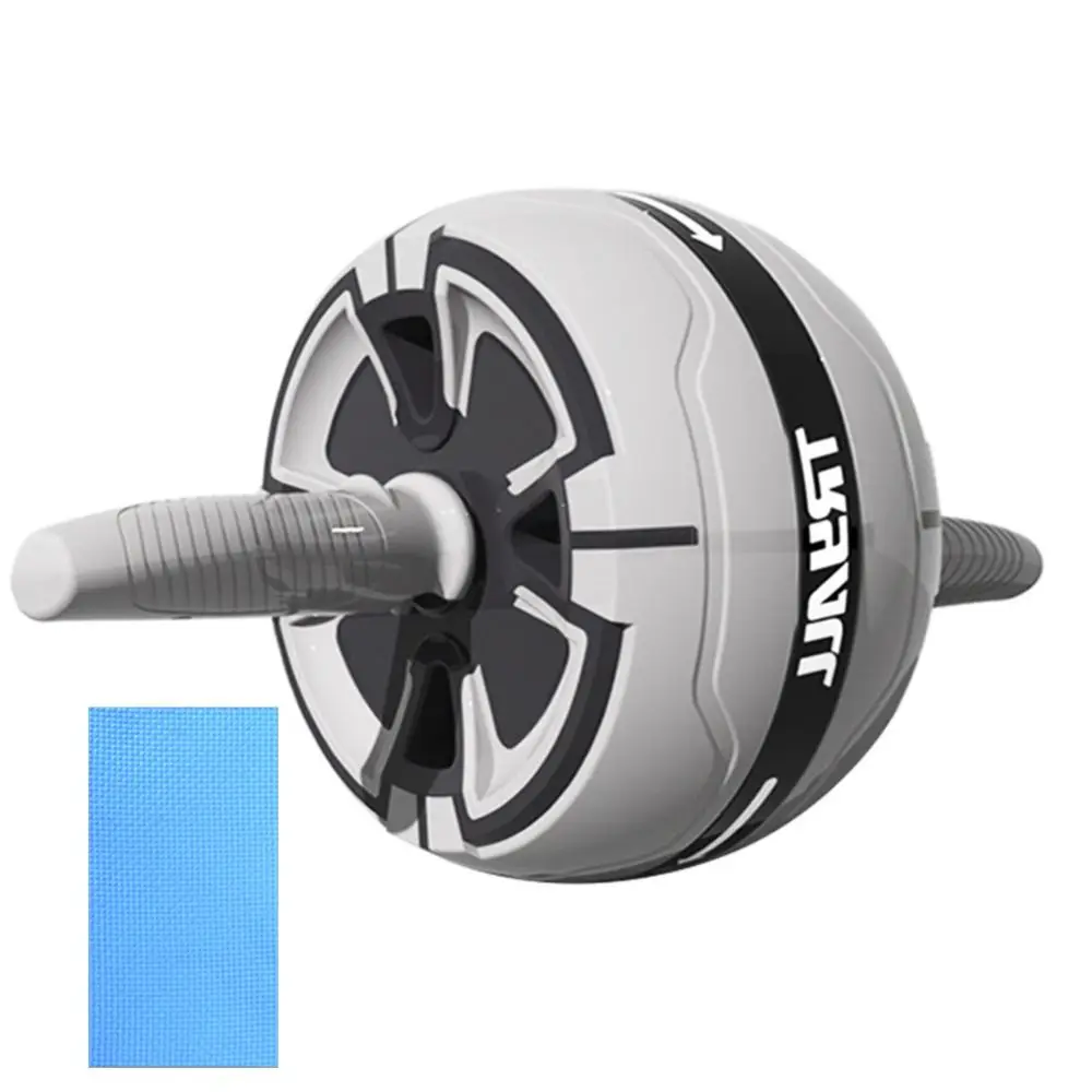 Anti-Slip Abdominal Roller Wear-Resistant Dual Spring Assist Auto-Return Roller Heavy Duty No Noise Core Strength Roller
