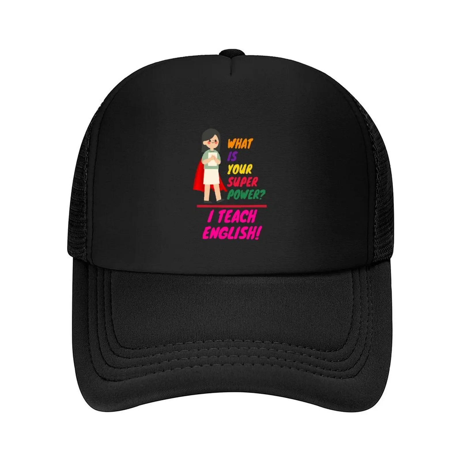 

English Teacher Appreciation Baseball Cap party Hat Sports Cap fashionable fun hats Men Hats Women's