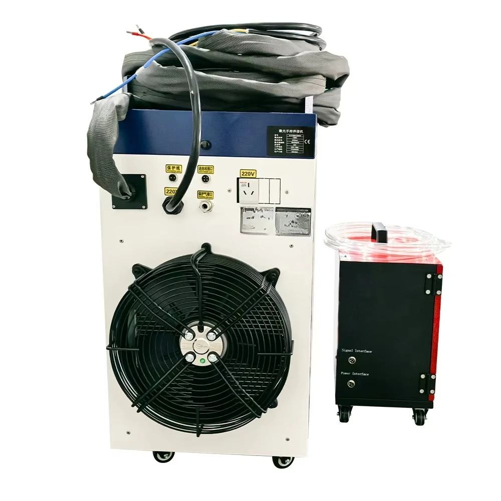 金属、アルミニウム、ステンレス用のポータブルハンドヘルド4 in 1ファイバー溶接機