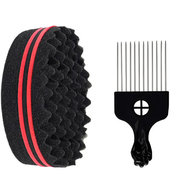 

Perm Comb African Dirty Braid Styling Tool Steel Needle Fork Comb Sponge Peluqueria Hair Extensions Tools Professional