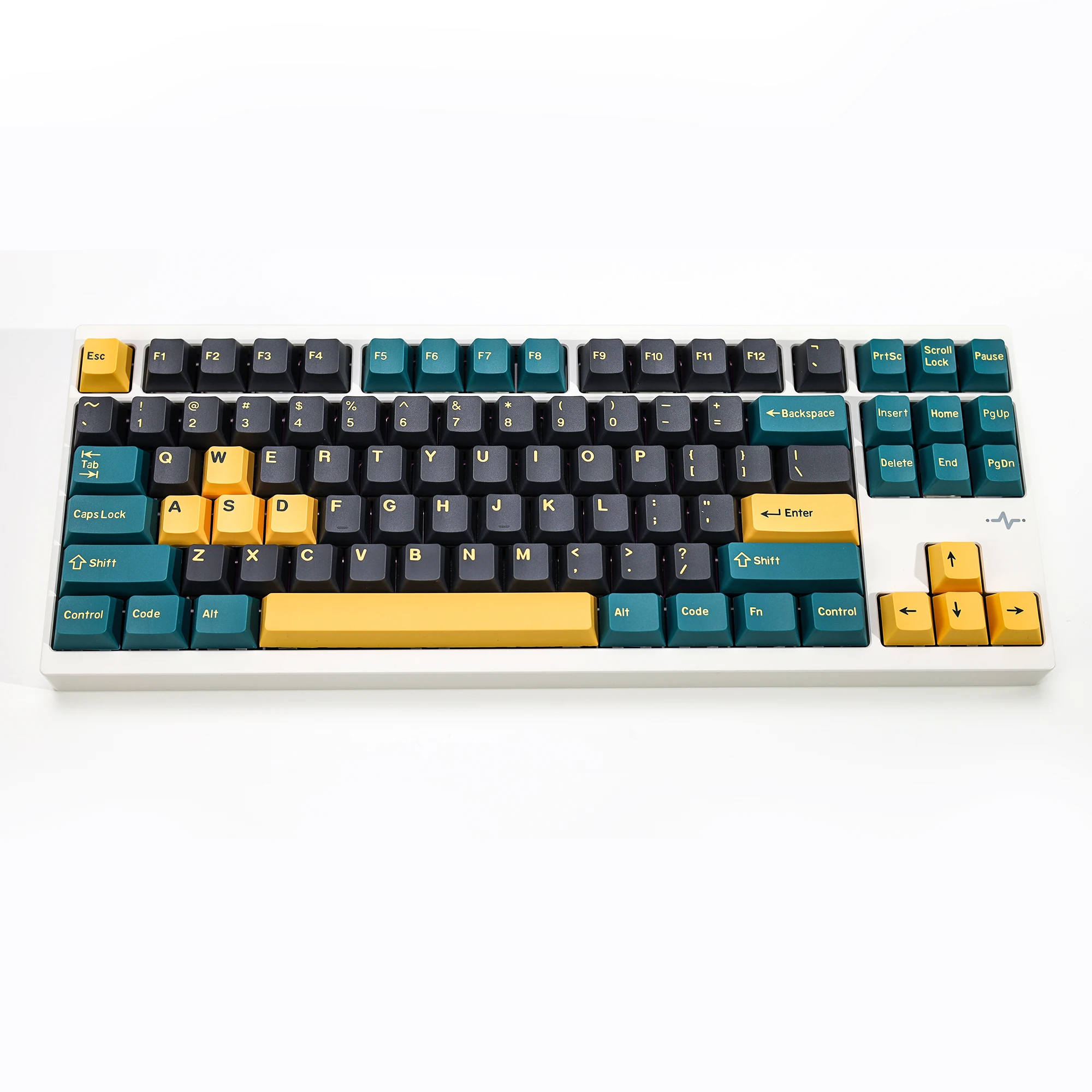 KBDiy 174 Keys/Set PBT GMK Marrs Green Keycap Custom Double Shot Cherry Profile Keycap for Mechanical Keyboard ISO DIY MX Switch