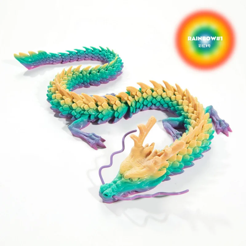 حار Sale3dPrinted لعبة تمثال 3dPrint نمط زخرفة لعبة التنين الصيني الديكور