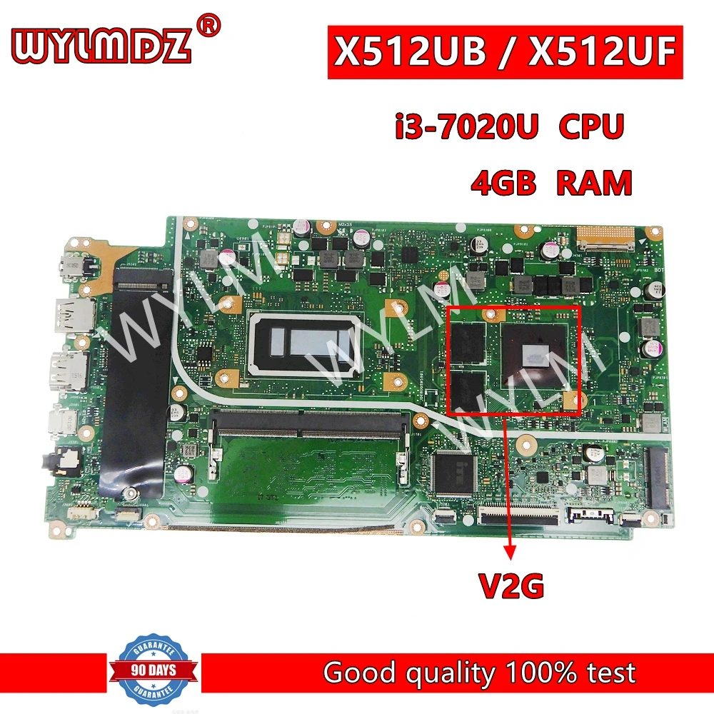 X512UB Mainboard For Asus X512U X512UA X512UB X512UF F512U A512U Y5100U V5000UA Laptop Motherboard