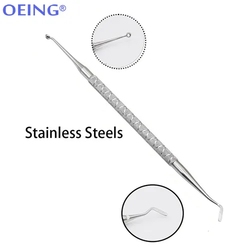 Imagen 2 del producto OEING-Kit de herramientas de moldeo de relleno de resina Dental, espátula de resina compuesta, mango, almohadillas de espuma de chapa, materiales de instrumentos de odontología