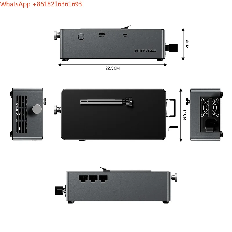 Limited Offer AG01 AG02 Graphics Card Docking Station OCulinkUSB4 Interface Reverse Power Supply 100W Built-in 800W Power Supp