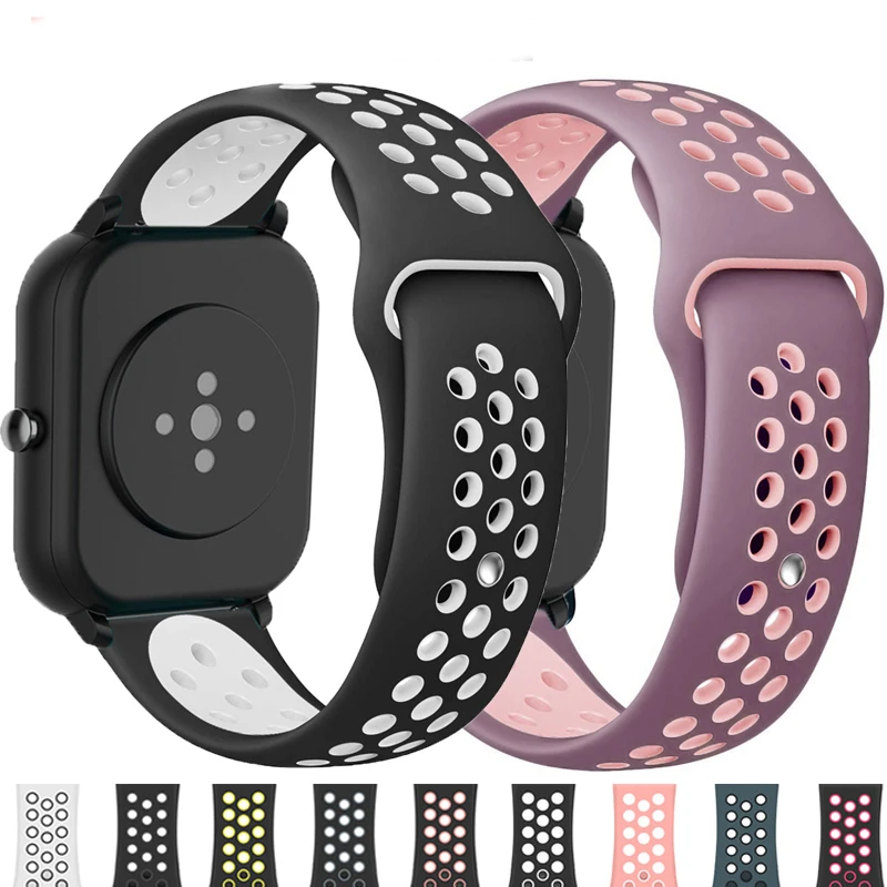 

Breathable Silicone Strap For Mibro A1 Smartwatch Global Version Quick Release Belts For Mibro X1 Lite Color Correa Wristband