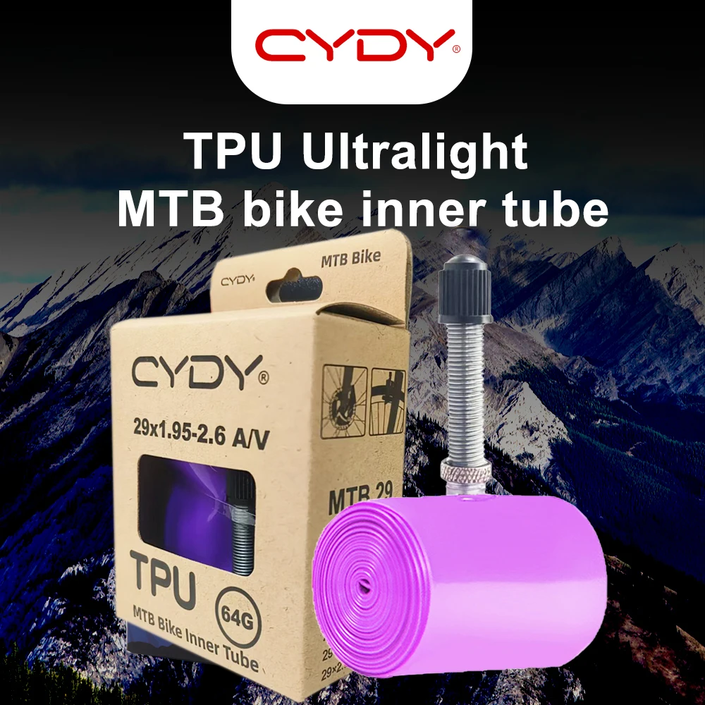 CYDY TPU MTB Fahrradschlauch 29 26 27.5 29x1.95-2.6 Zoll Mountainbike-Reifen Schrader-Ventil 45mm Pneu 29er Fahrradschlauch – Detail 2