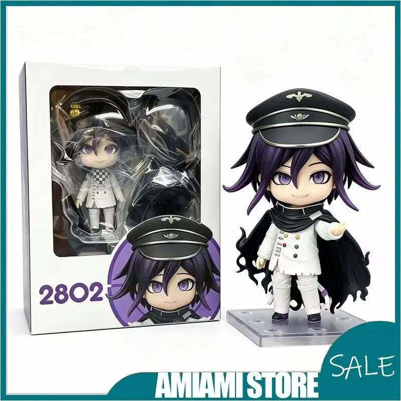 

10cm Danganronpa V3 Killing Harmon Kokichi Oma Movable Q version No.2802 Collectible Decoration Desktop ornament Christmas Gift
