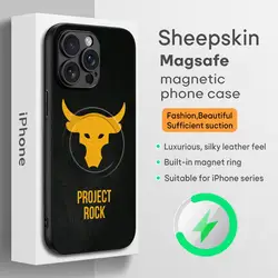 Trendy sports Projects Rocks Phone Case For iPhone 16 15 14 13 12 11 Plus Pro Max High-end Luxury Magsafe Sheepskin