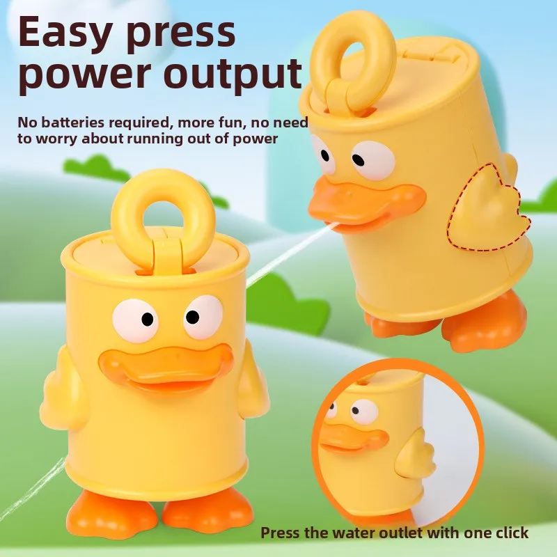 Mini Cartoon Spray Water Gun Toy, Suitable for Children's Bathing and Outdoor Water Games