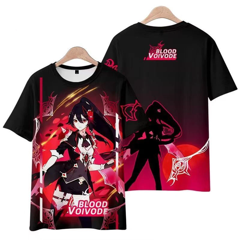 New Popular Game Honkai Impact 3 Elysia T-shirt 3D Print Men Women Short Sleeve O-Neck tshirt Harajuku Anime Tee Y2k Top Clothes