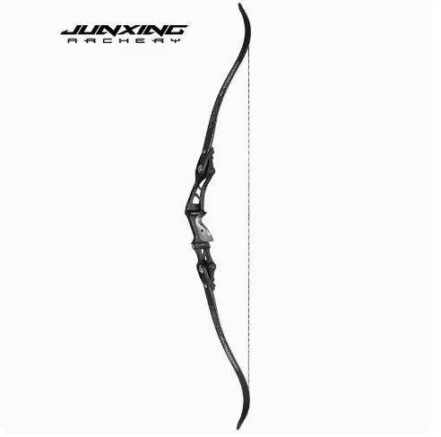 JUNXING  F263 Archery Recurve Bow  62'' Aluminum Alloy Riser 19Inch ILF Right Handle 25-60lbs American Competitive Takedown Bow