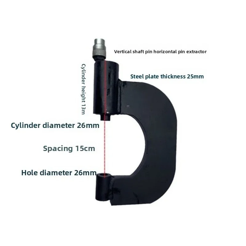 Brake shoe pin remover, disassembly tool, brake shoe pin remover