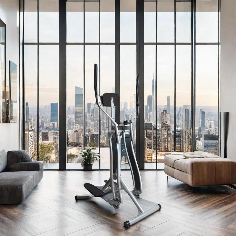 Spacewalking Treadle Leg Machine Home Elliptical Machine Back and Forth Swing Training