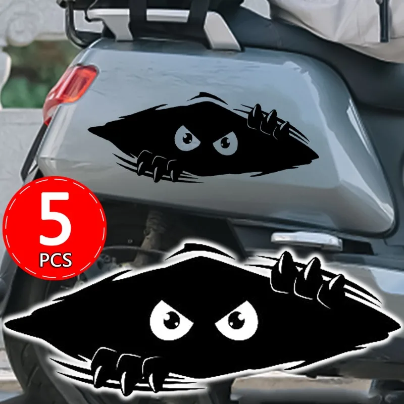 Peeking Monster Car Sticker Funny Exterior Auto Decals for Car Laptop Vinyl Sticker For Apple MacBook Pro/Air Decoration