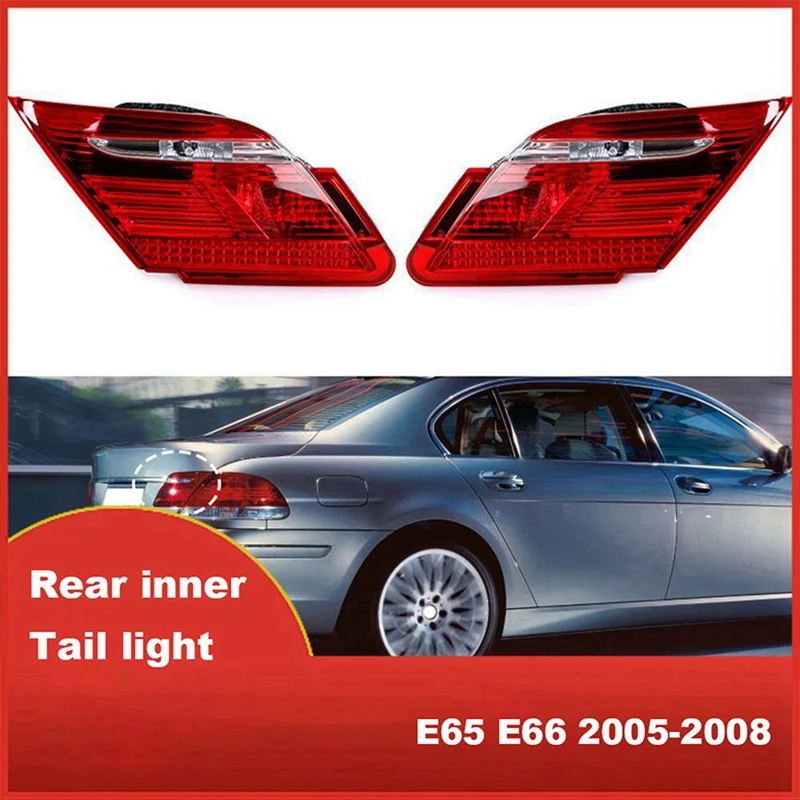 Left Rear Inner Taillight Rear Boot Lid Brake Lamp 63216938517 For BMW E65 E65 7 Series 745I 750Li 2005-2008 LED Light Parts