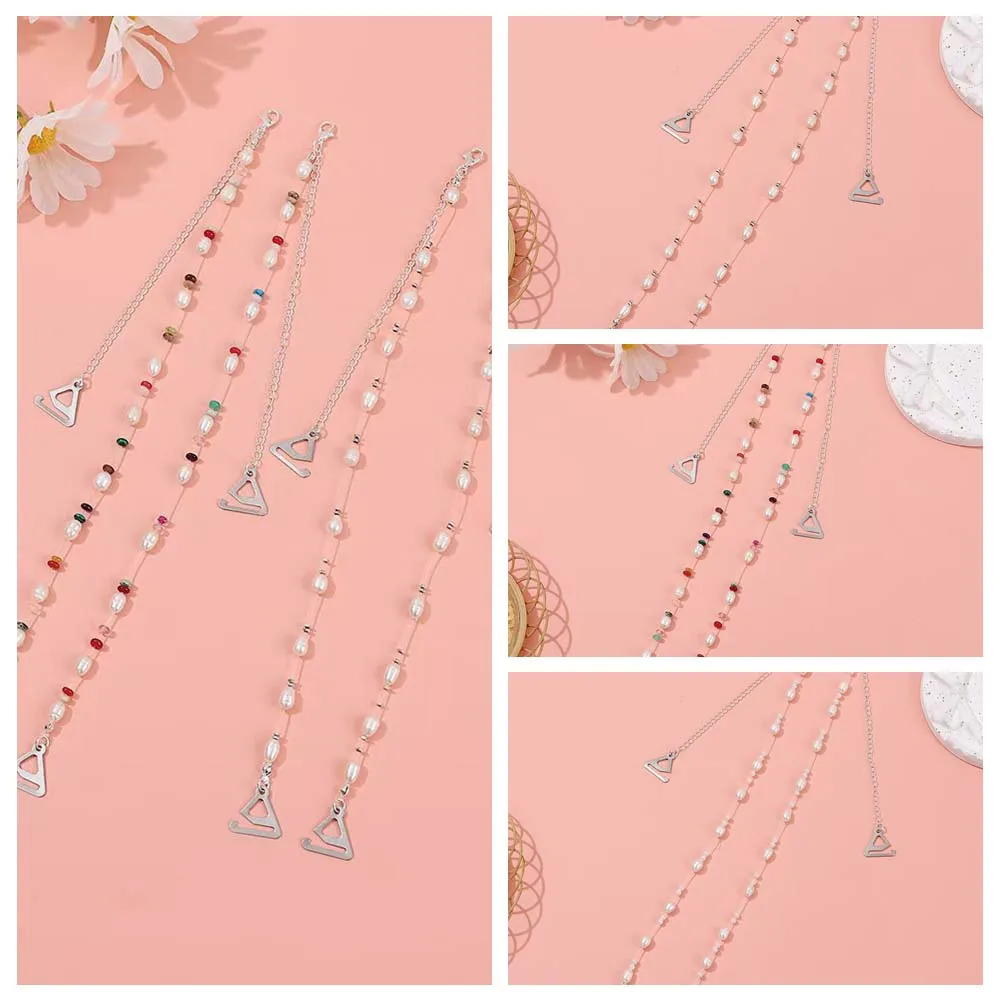 Anti-slip Buckle Belt Pearl Bra Shoulder Straps Intimate Accessories Adjustable Underwear Shoulder Straps Imitation Pearls