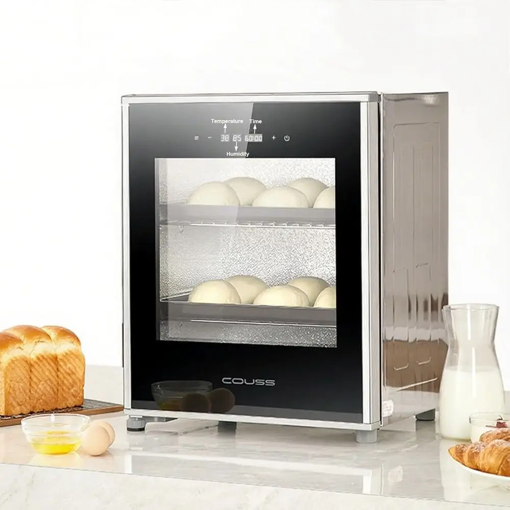

40L Electric Dough Maker with Adjustable Temperature and Humidity for Perfect Bread, Pizza, and Yogurt Fermentation
