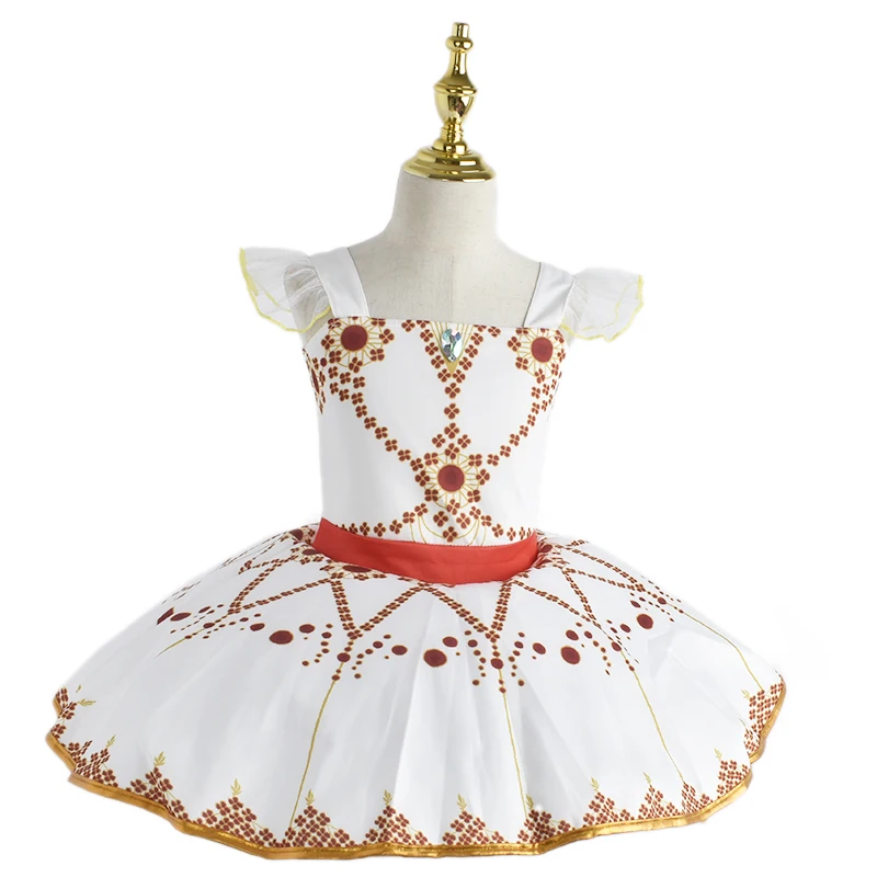 

Черно-красная профессиональная пачка La Esmeralda для выступлений балетная пачка плоская пачка платье для девочек Детский Костюм Балерины для вечеринки