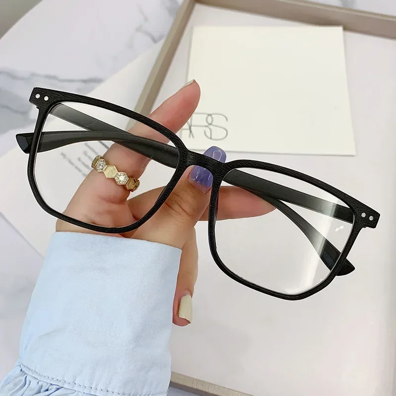 Transparent Computer Glasses Frame Women Men Anti Blue Light Eyewear Blocking Optical Spectacle Eyeglass Square