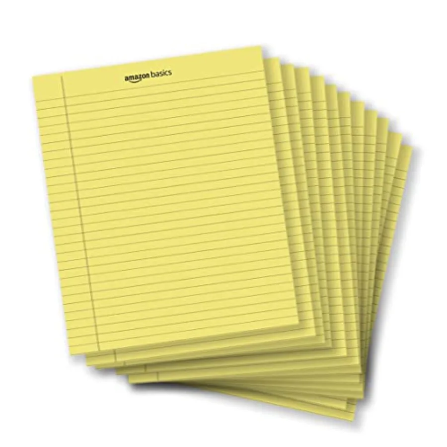 

Legal/Wide Ruled Legal Pad 72 Count Pack of 12 50 sheets per pad 6 packs per carton