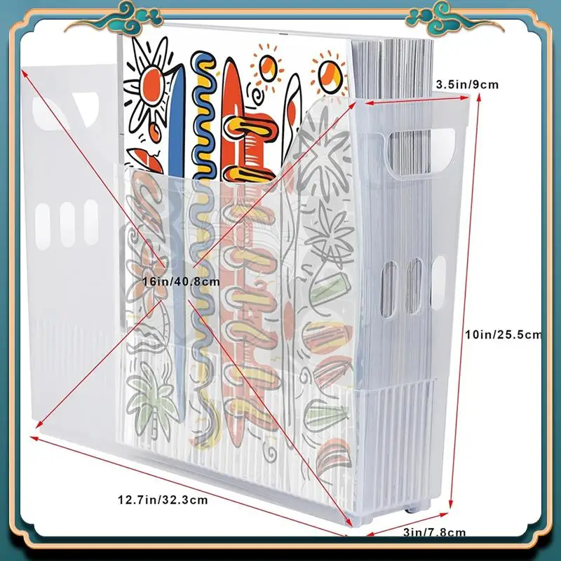 (Новинка) — 4 шт., 12 х 12 дюймов для хранения бумаги, Хранение бумаги для скрапбукинга с колесами, Хранение бумаги для скрапбукинга, бумага 12 х 12 дюймов