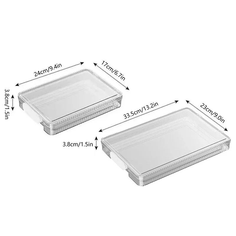 Scatola portaoggetti vuota per unghie Set di imballaggio per unghie finte per organizzatore di manicure Forniture per unghie con nastro adesivo biadesivo