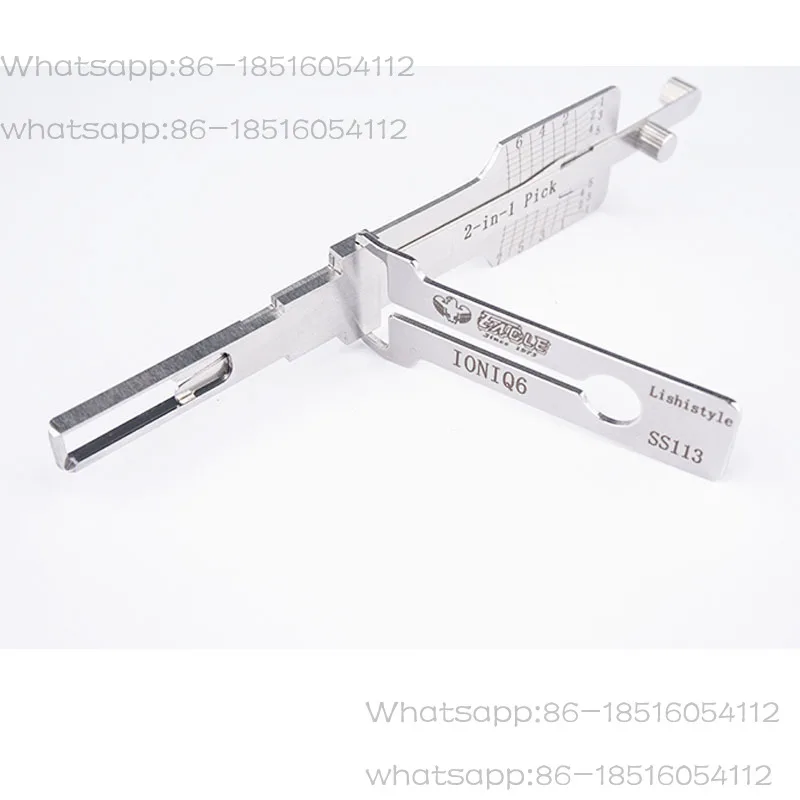 LISHI Tools LISHIStyle EAGLE Tools IONIQ6 SS113 Civil Lock Opening  Lock Pick Set Locksmith Tools