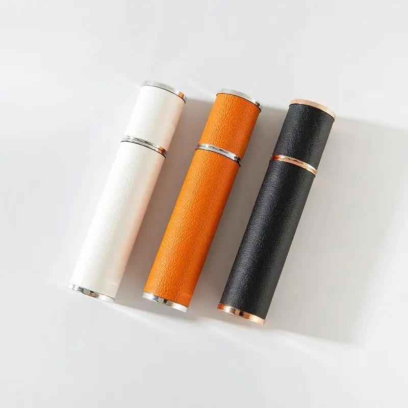 Tragbarer Leder-Parfümzerstäuber 12ml Nachfüllbar für Reisen, Geschäftsreisen und den täglichen Gebrauch, 3 Farboptionen – Detail 8