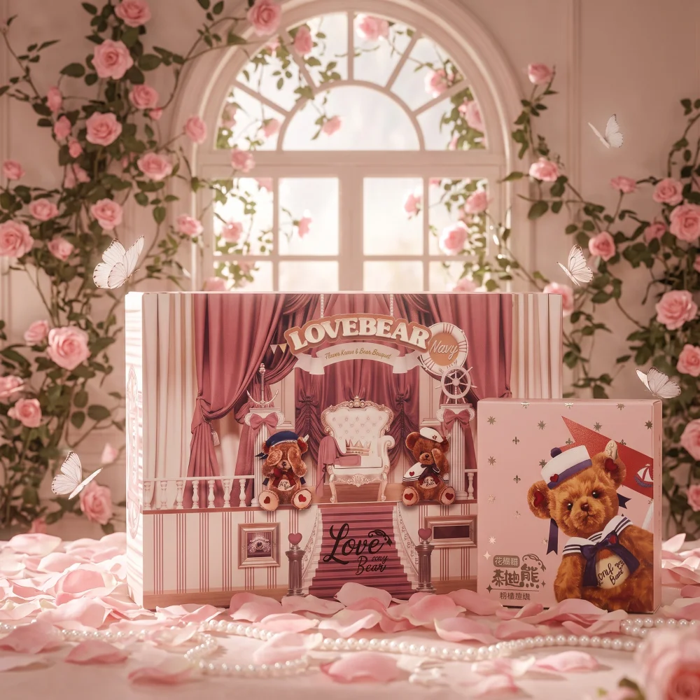Flower KnowsTeddy Bear Series Light Soft Mist Lipstick Set - Limited Edition 3-Piece Collection