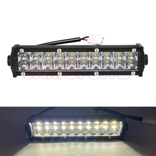 Imagen 2 del producto Kit de faros de barra de luz LED para motocicleta con soportes de montaje e interruptor para manillares CRF250F CRF110 TTR110 YZF450 de 7/8 ""y 22mm