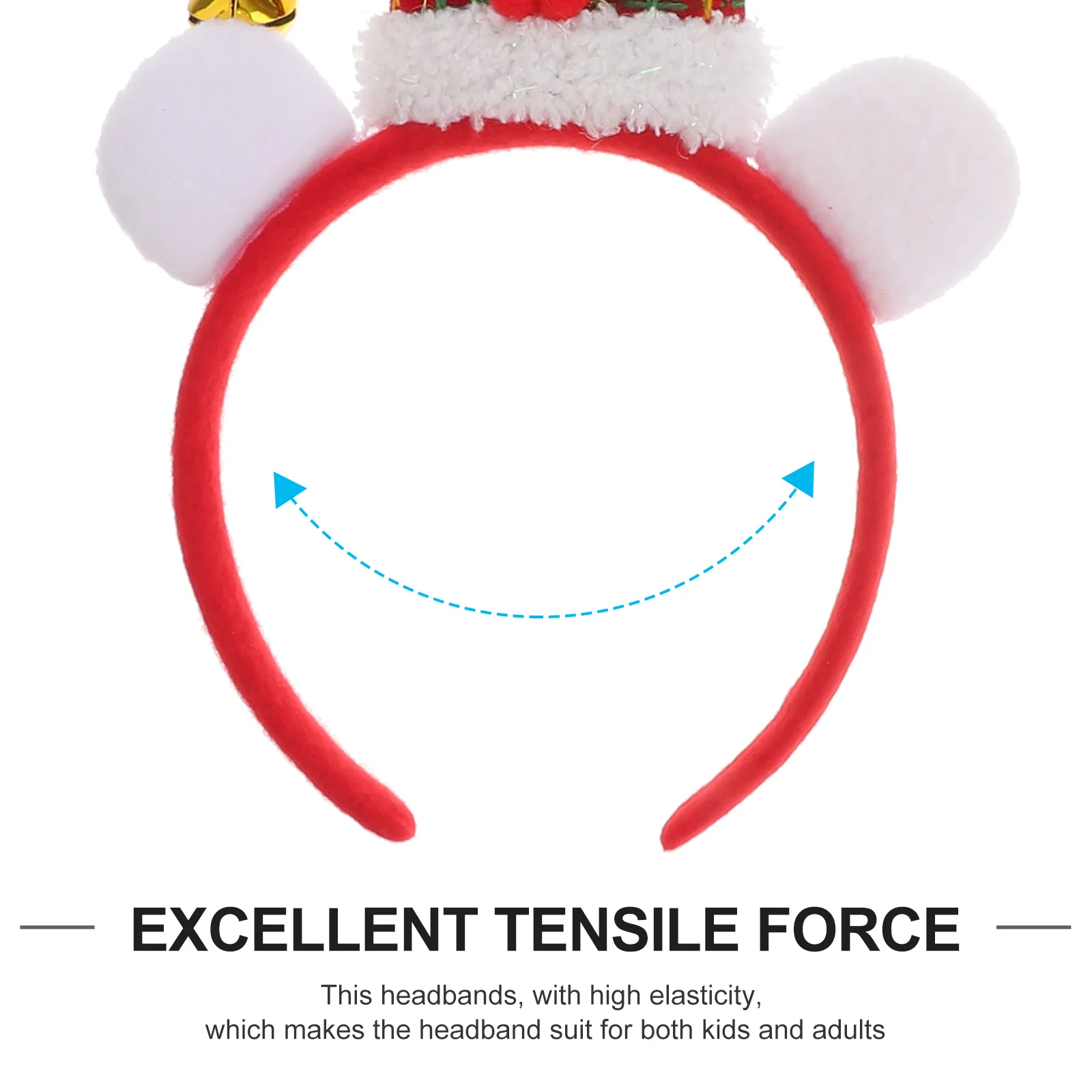 

6 Pcs Head Bands Christmas Headband Headwear Hair Hoop Headgear for Headdress Miss