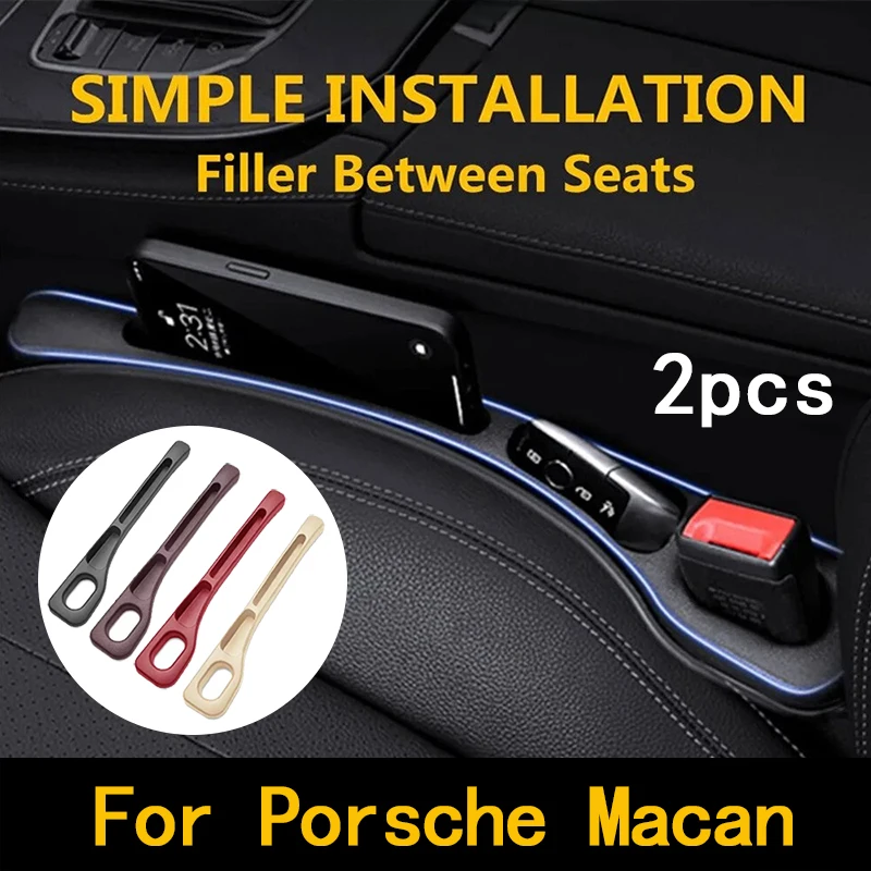 

Наполнитель зазора автомобильного сиденья между сиденьями, щелевые аксессуары для украшения интерьера, 2 шт. для Porsche Macan